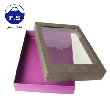 Art Paper Folding PVC Window Display Gift boxes